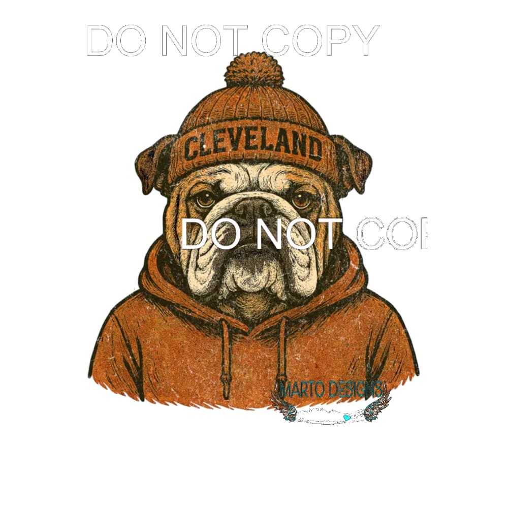 Vintage BROWNS Mascot # 2229 Sublimation transfers - Heat