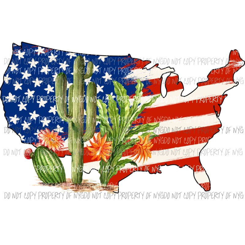 cactus america sublimation transfer Heat Transfer