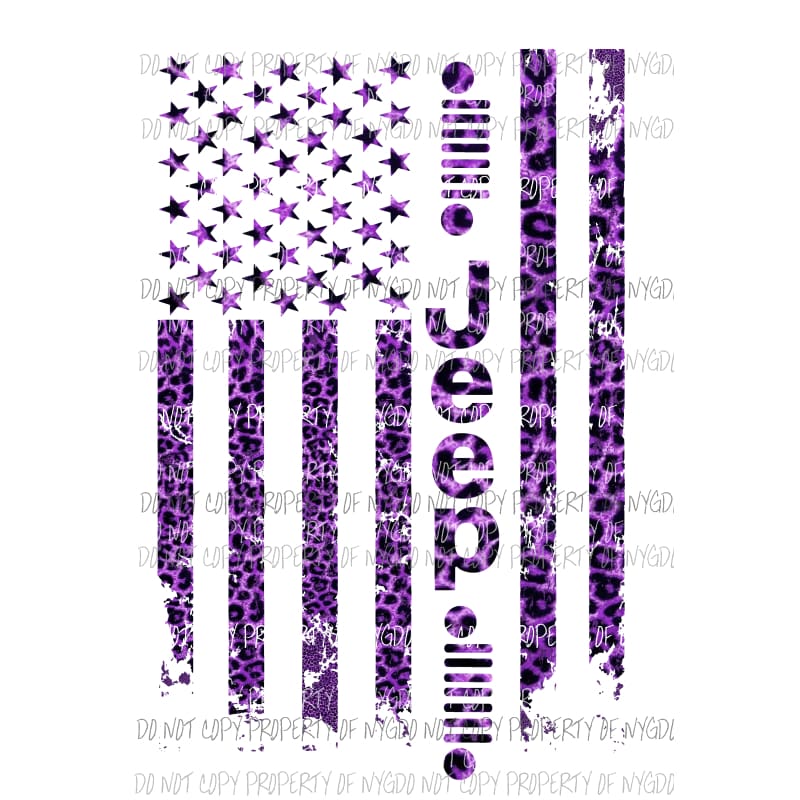 JEEP FLAG # 5 Sublimation transfers Heat Transfer