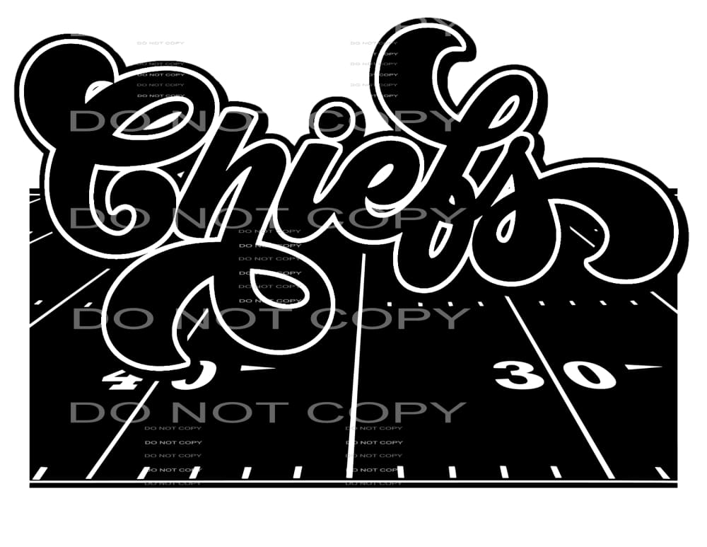 Kansas City chiefs # 7749 Sublimation transfers - Heat