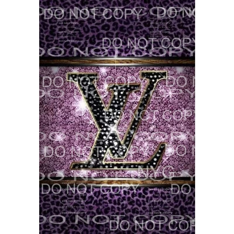 martodesigns - LV Louis Vuitton Purple Leopard Background – Designtwists