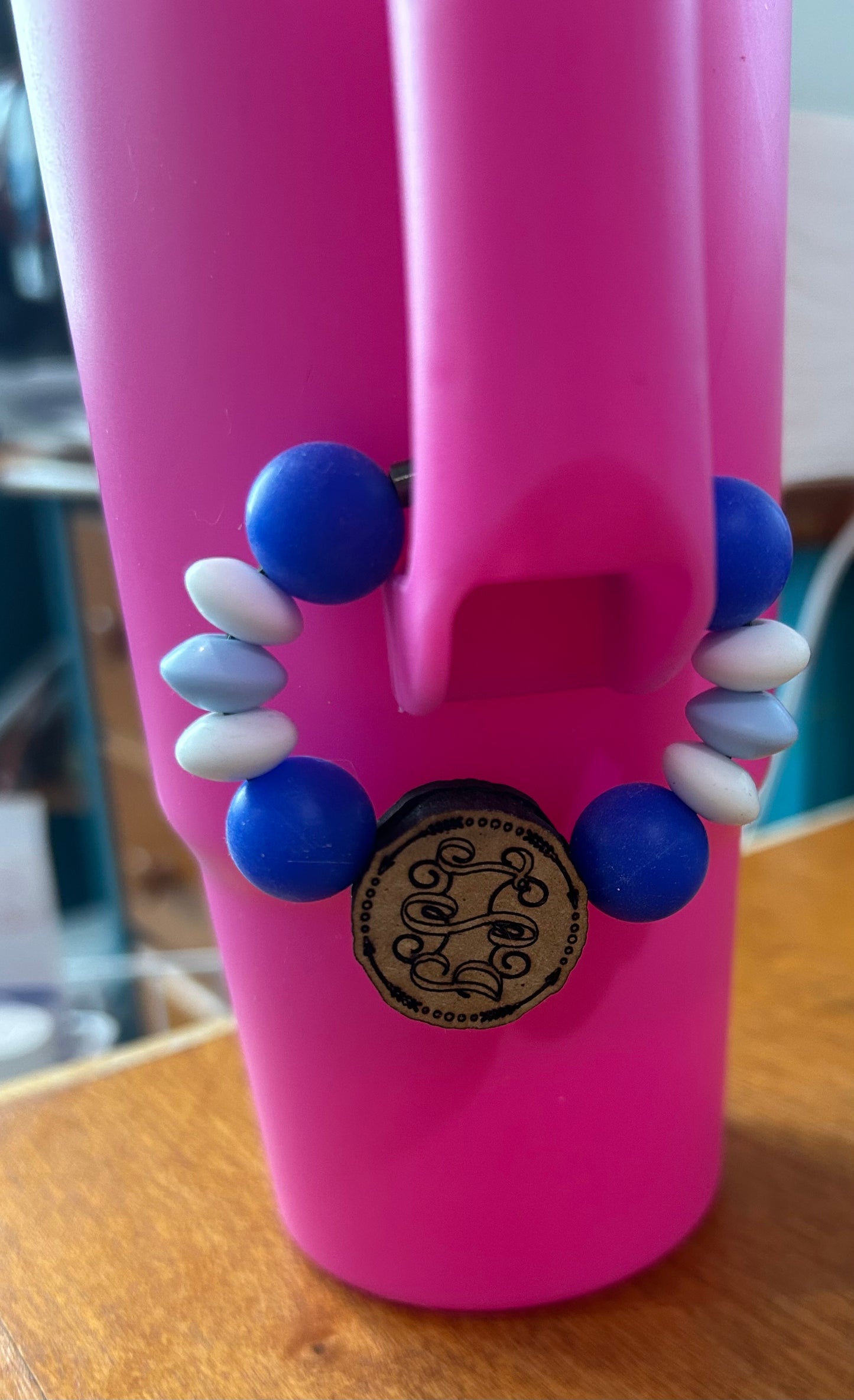 Custom Cup Charm You choose focal Bead and colors