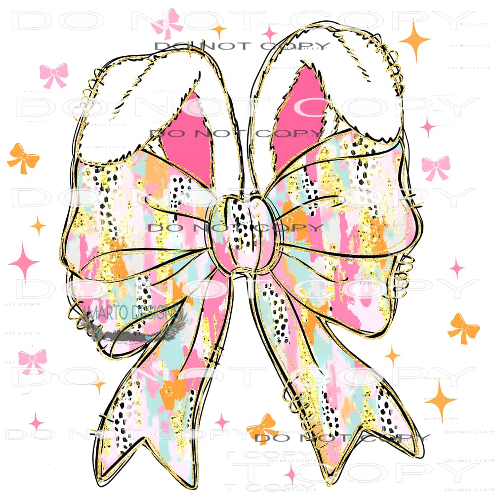 Bunny Bow # 4444 Sublimation transfers - Heat Transfer