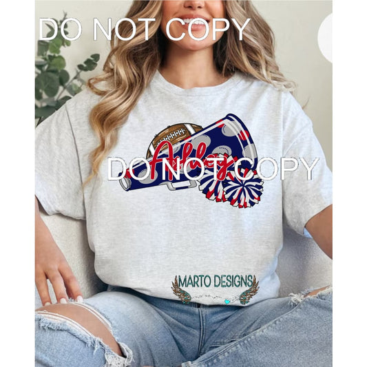 Custom School or name cheer # 4914 Sublimation transfers