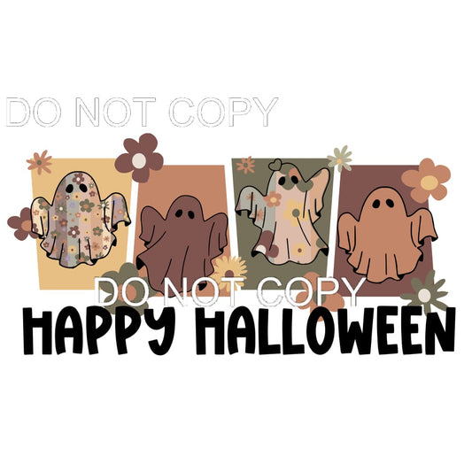 Happy Halloween Ghosts # 2021 Sublimation transfers - Heat