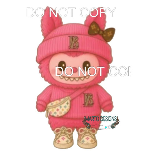 Labubu # 7720 Sublimation transfers - Heat Transfer Graphic