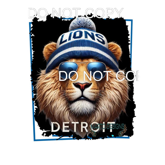 lions # 7718 Sublimation transfers - Heat Transfer Graphic