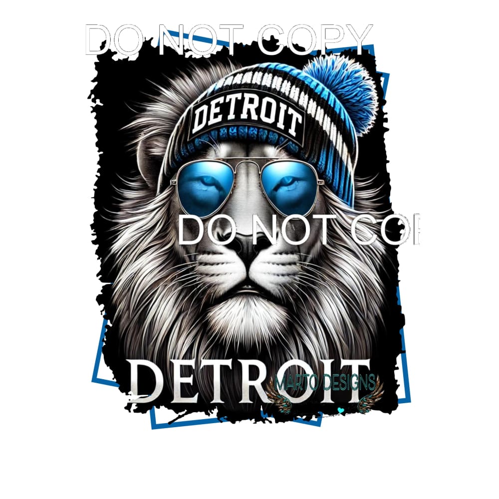 lions # 7719 Sublimation transfers - Heat Transfer Graphic