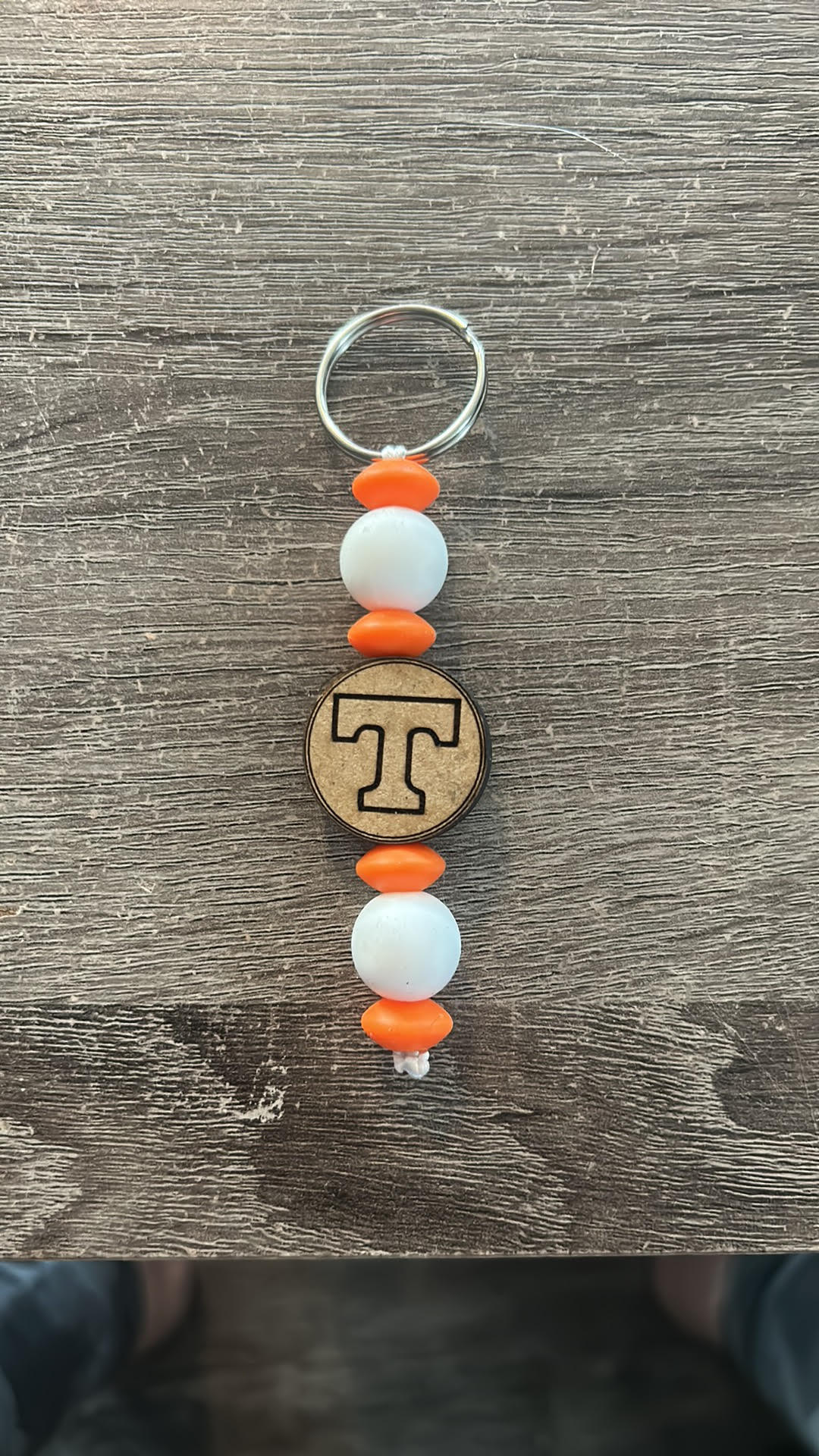 Custom Add On keychain for wristlet  or just keychain You choose focal Bead and colors KEYCHAIN ONLY