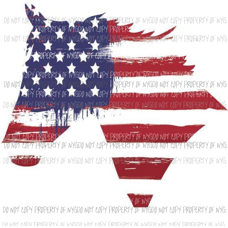 American Horse Sublimation transfers Heat Transfer