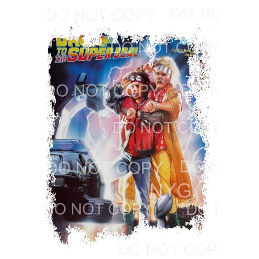 Back to the SUPERBOWL Chiefs KC # 2 Sublimation transfers - 