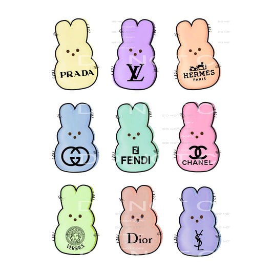 Designer Peeps # 10065 Sublimation transfers - Heat Transfer