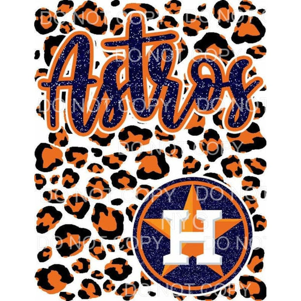 martodesigns - Houston Astros Baseball Glitter Blue Orange