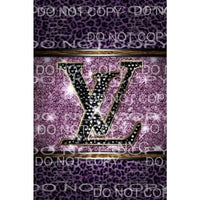 martodesigns - LV Louis Vuitton Purple Leopard Background